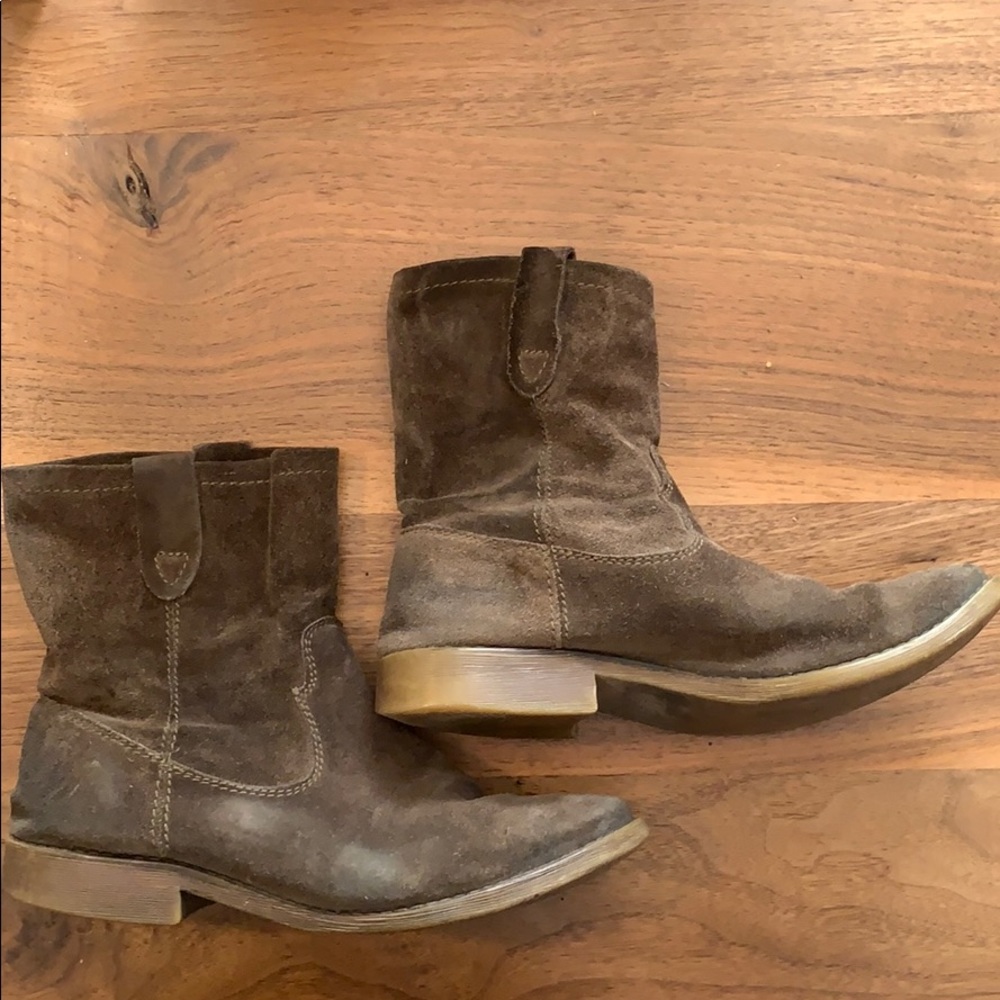 Zigi leather ankle boots